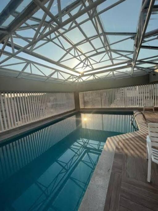 瓜鲁雅Pitangueiras Com Cadeira E Guarda-Sol Exclusivo, Limpeza Diaria, Piscina Climatizada E Wi-Fi公寓 外观 照片